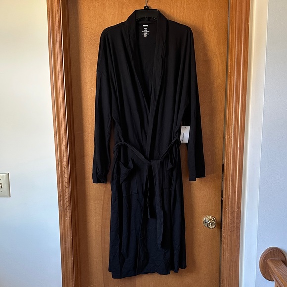 Sonoma Lightweight Black Men's Robe - Picture 1 of 1